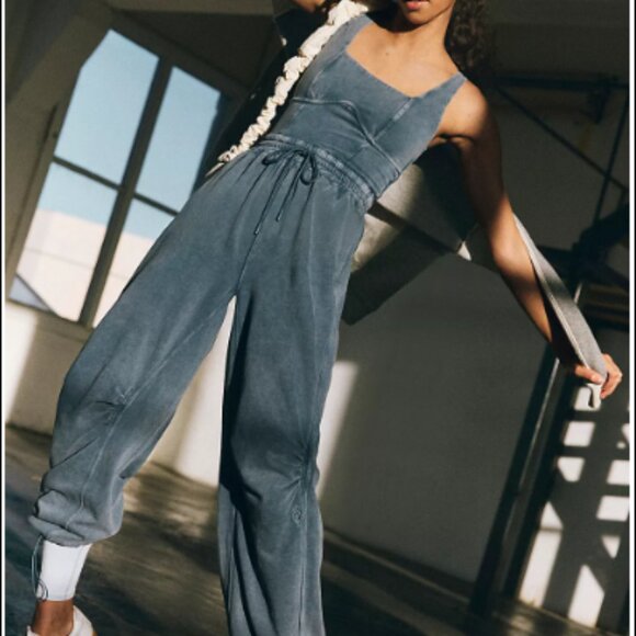 Free People Inbound Onesie NWT - Midnight Navy - Picture 6 of 6